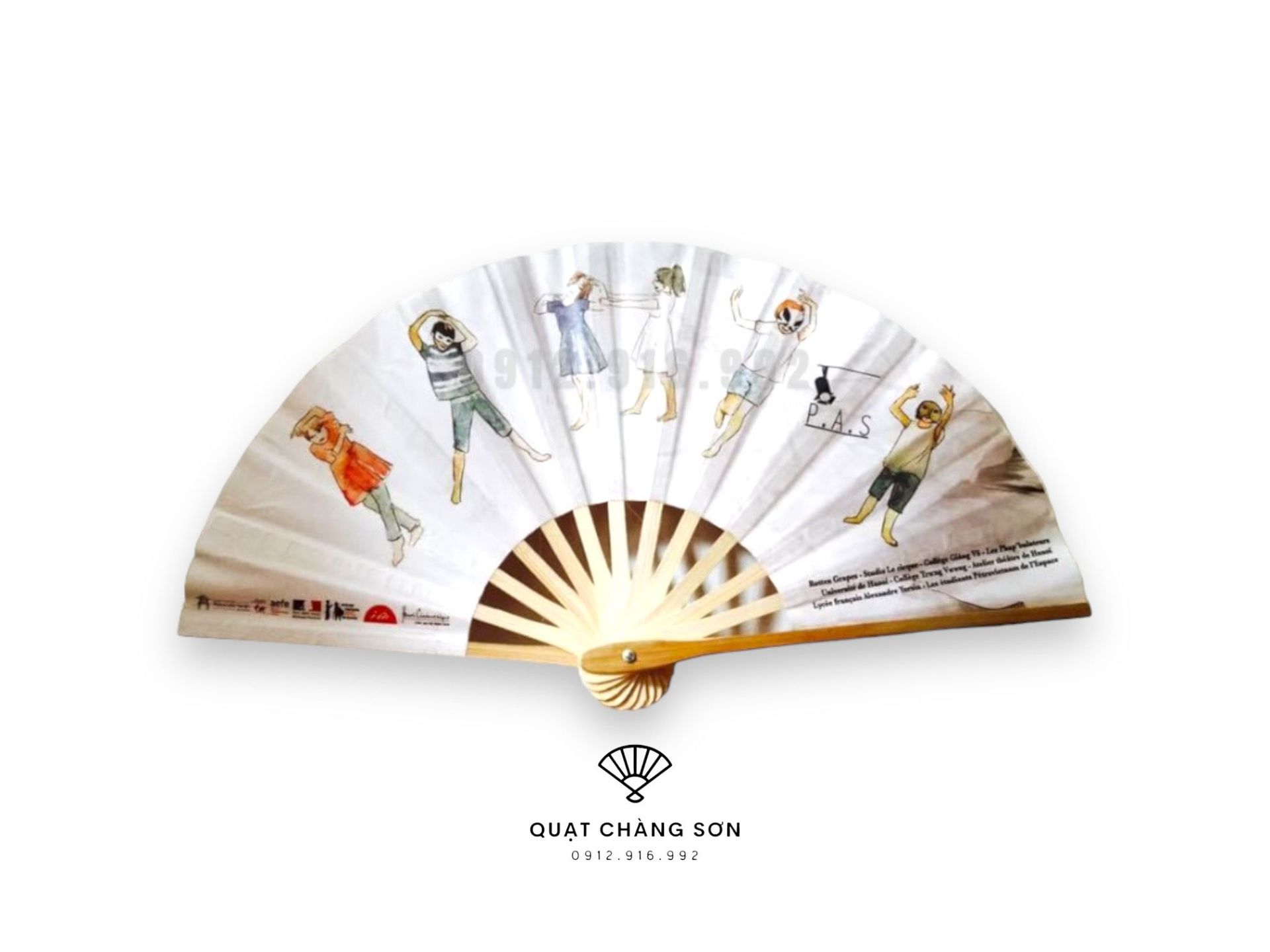 Quạt giấy chàng sơn - mẫu 06