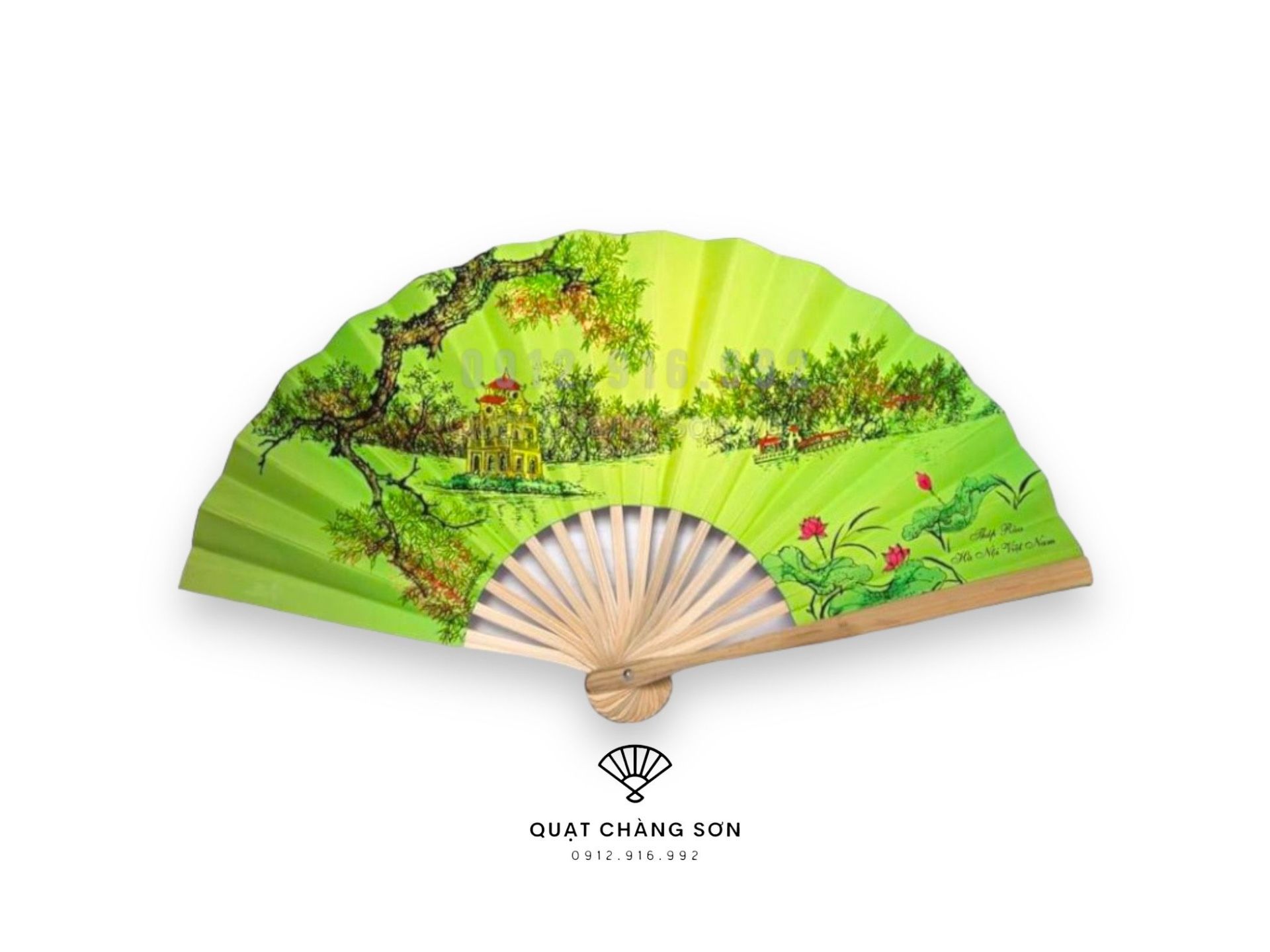 Quạt giấy chàng sơn - mẫu 02