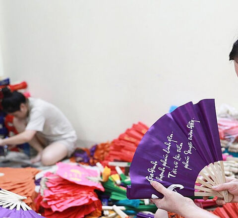 Làng nghề quạt Chàng Sơn